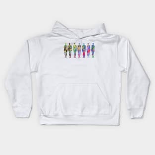 Human back shape Kids Hoodie